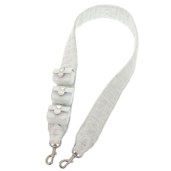 Fendi x MARC JACOBS Marc Jacobs Denim Stone Blue White Shoulder Strap 0847FENDI - Picture 2 of 7